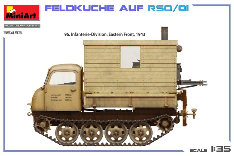 1:35 MiniArt 35493 Steyr RSO - Veldkeuken op RSO/01 - Duits Militair Rupsvoertuig - Truck - Min35493 9 - MIN35493