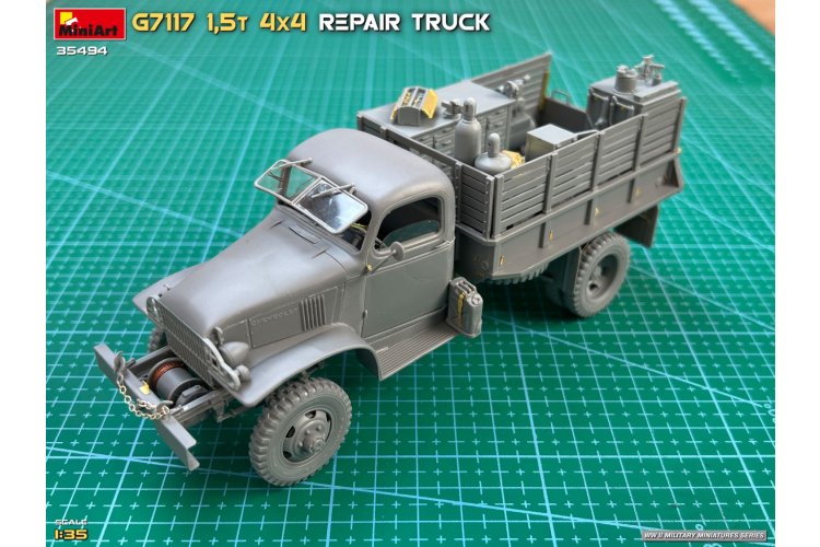 1:35 MiniArt 35494 Chevrolet G7117 1.5t 4x4 Reparatiewagen WWII - Militaire Vrachtwagen - Min35494 15 - MIN35494