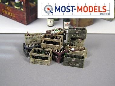1:35 MiniArt 35575 Champagne & Cognac bottles with crates - Min35575 1 - MIN35575