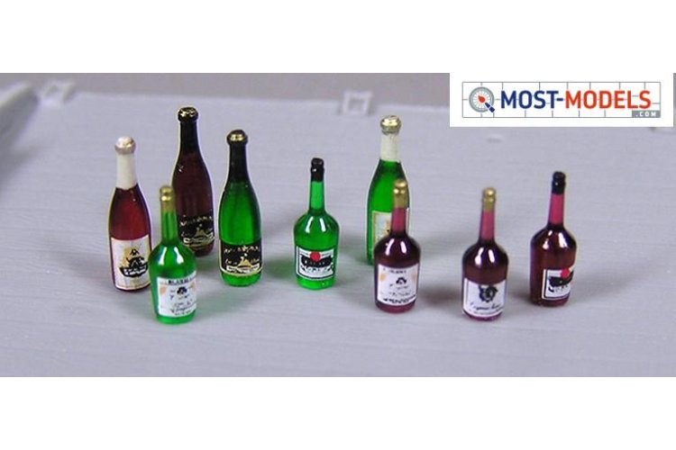 1:35 MiniArt 35575 Champagne & Cognac bottles with crates - Min35575 2 - MIN35575