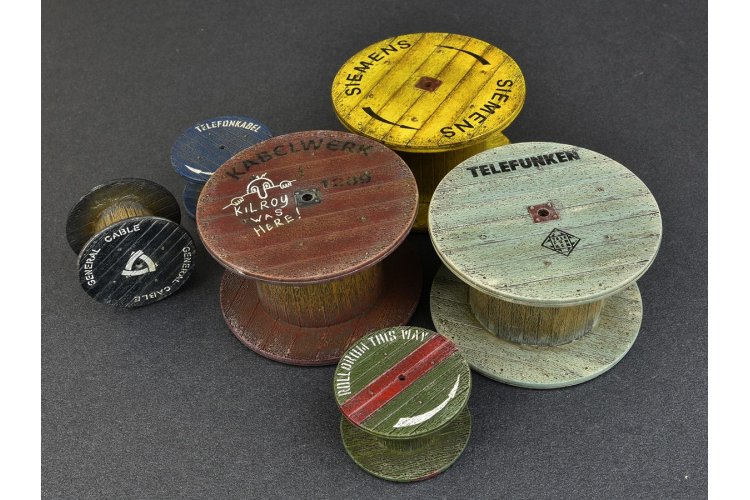 1:35 MiniArt 35583 Cable Spools - Min35583 2 - MIN35583