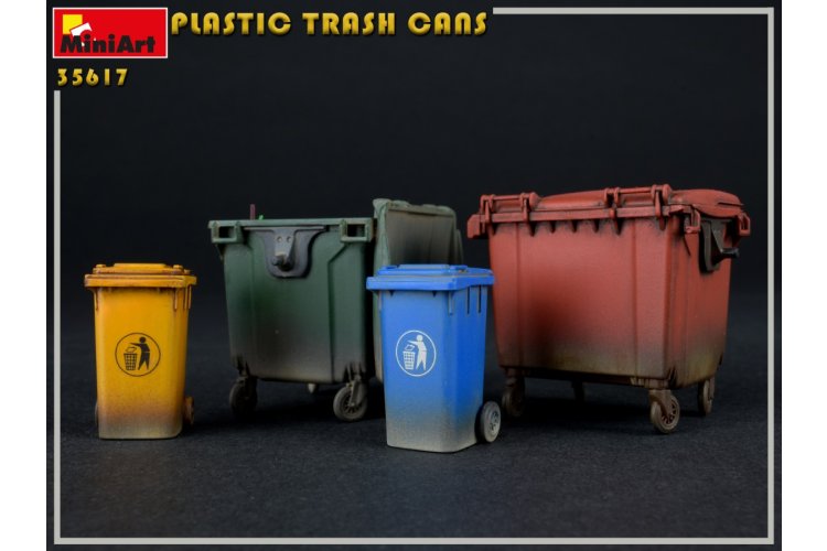 1:35 MiniArt 35617 Plastic Trash Cans - Min35617 5 - MIN35617
