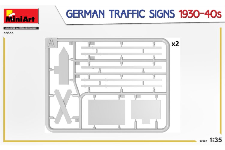 1:35 MiniArt 35633 German Traffic Signs 1930-40s - Min35633 3 - MIN35633
