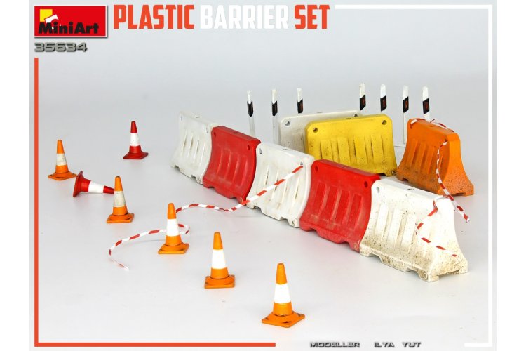1:35 MiniArt 35634 Plastic Barrier Set - Min35634 2 - MIN35634