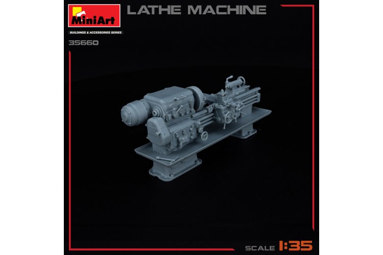 1:35 MiniArt 35660 Lathe Machine voor Diorama - Werkplaats Machine - Min35660 5 - MIN35660