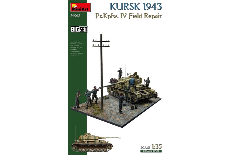 1:35 MiniArt 36062 Kursk 1943. Pz.Kpfw. IV Tank Veldreparatie - Big Set - Diorama - Min36062 1 - MIN36062