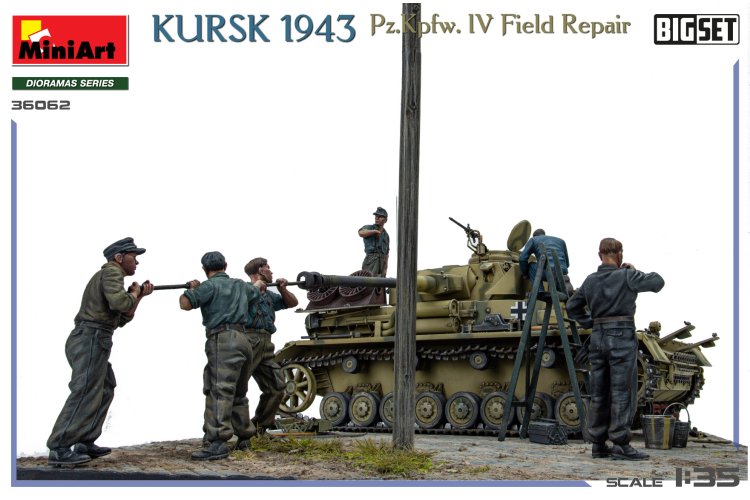1:35 MiniArt 36062 Kursk 1943. Pz.Kpfw. IV Tank Veldreparatie - Big Set - Diorama - Min36062 10 - MIN36062