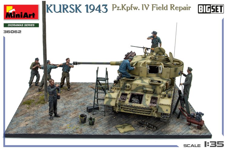 1:35 MiniArt 36062 Kursk 1943. Pz.Kpfw. IV Tank Veldreparatie - Big Set - Diorama - Min36062 3 - MIN36062
