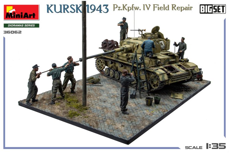 1:35 MiniArt 36062 Kursk 1943. Pz.Kpfw. IV Tank Veldreparatie - Big Set - Diorama - Min36062 4 - MIN36062