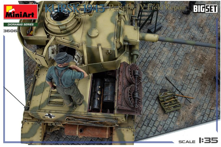 1:35 MiniArt 36062 Kursk 1943. Pz.Kpfw. IV Tank Veldreparatie - Big Set - Diorama - Min36062 6 - MIN36062