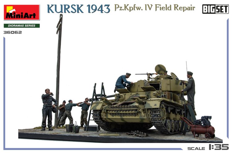 1:35 MiniArt 36062 Kursk 1943. Pz.Kpfw. IV Tank Veldreparatie - Big Set - Diorama - Min36062 8 - MIN36062