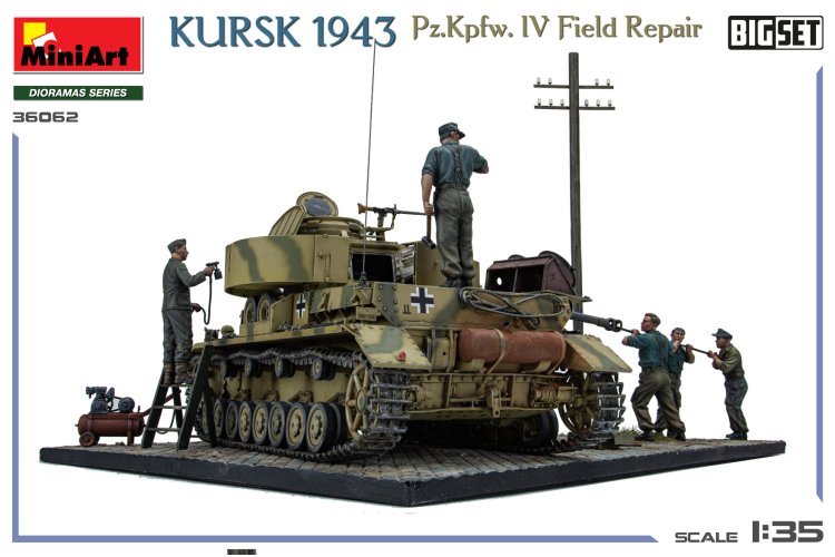 1:35 MiniArt 36062 Kursk 1943. Pz.Kpfw. IV Tank Veldreparatie - Big Set - Diorama - Min36062 9 - MIN36062