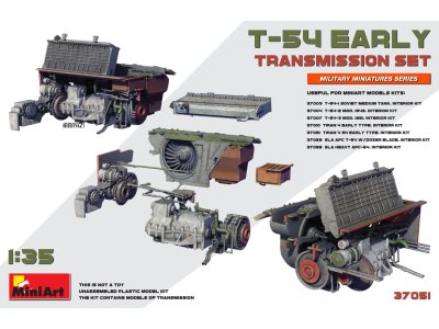 1:35 MiniArt 37051 T-54 EARLY Transmission Set - Min37051 1 - MIN37051