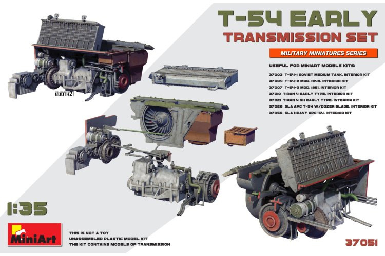 1:35 MiniArt 37051 T-54 EARLY Transmission Set - Min37051 1 - MIN37051