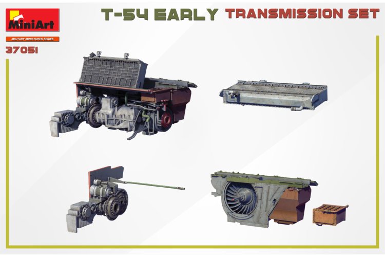 1:35 MiniArt 37051 T-54 EARLY Transmission Set - Min37051 2 - MIN37051
