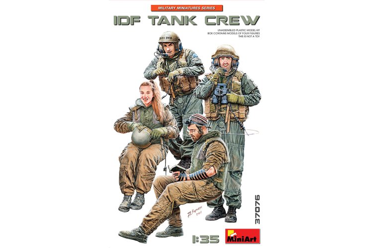 1:35 MiniArt 37076 IDF Tank Crew - Min37076 1 1 - MIN37076