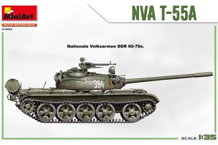 1:35 MiniArt 37083 NVA T-55A Tank - Min37083 3 - MIN37083