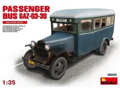 1:35 MiniArt 38005 GAZ-03-30 Mod. 1945 - Sovjet Passagiersbus - Min38005 1 - MIN38005