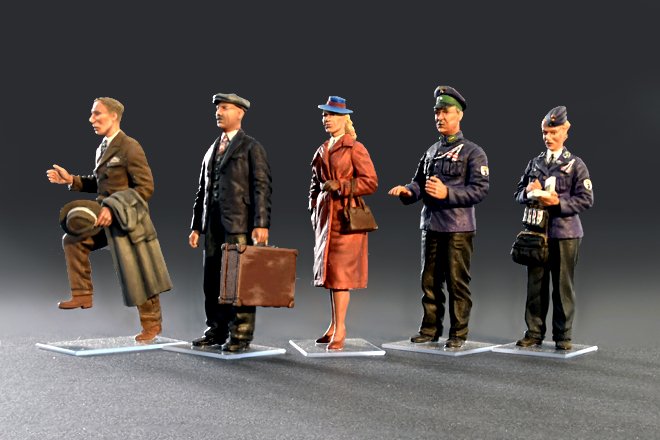 1:35 MiniArt 38007 Tram Crew and Passengers - Min38007 01 - MIN38007