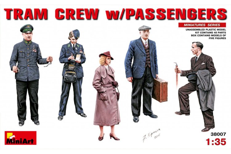 1:35 MiniArt 38007 Tram Crew and Passengers - Min38007 art 1 - MIN38007
