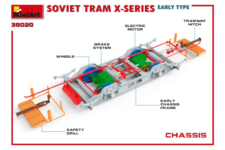 1:35 MiniArt 38020 X-Series Early Type - Sovjet Tram - Min38020 5 - MIN38020