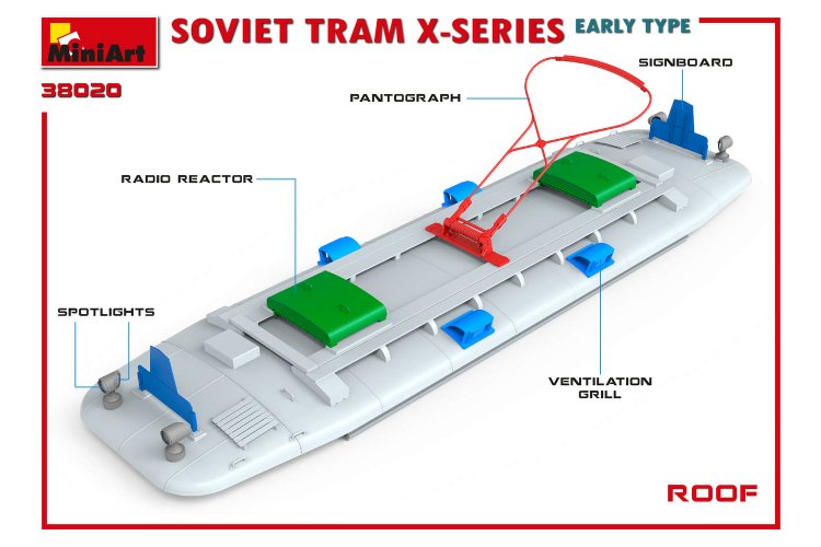 1:35 MiniArt 38020 X-Series Early Type - Sovjet Tram - Min38020 7 - MIN38020