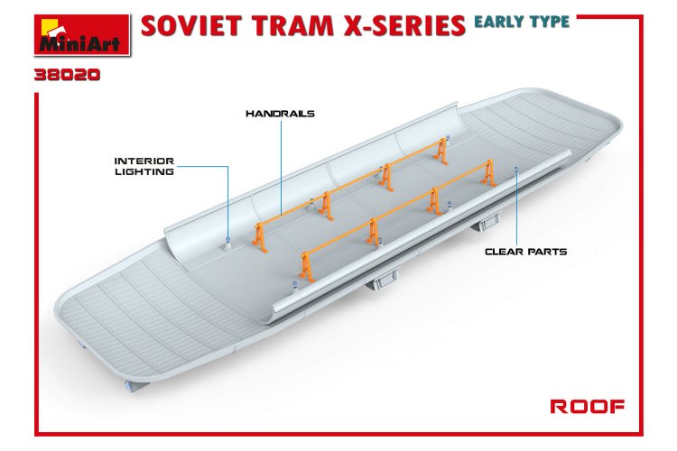 1:35 MiniArt 38020 X-Series Early Type - Sovjet Tram - Min38020 8 - MIN38020