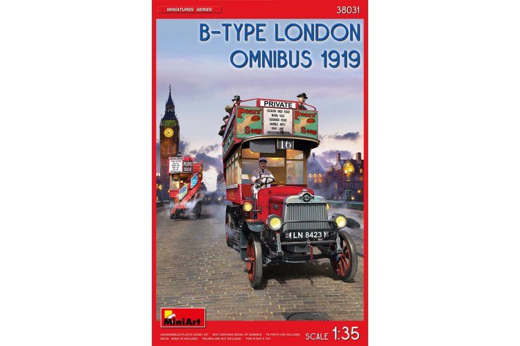 1:35 MiniArt 38031 B-TYPE London Omnibus 1919 - Min38031 1 1 - MIN38031