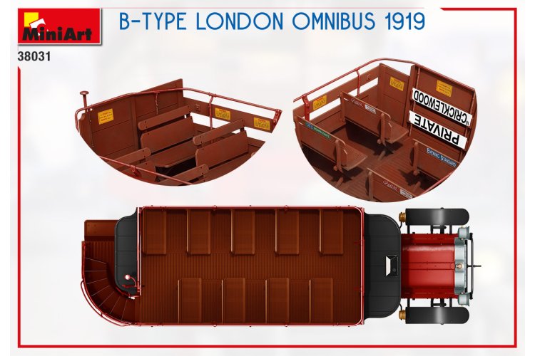 1:35 MiniArt 38031 B-TYPE London Omnibus 1919 - Min38031 14 - MIN38031