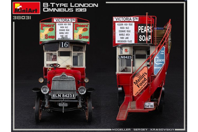 1:35 MiniArt 38031 B-TYPE London Omnibus 1919 - Min38031 17 - MIN38031