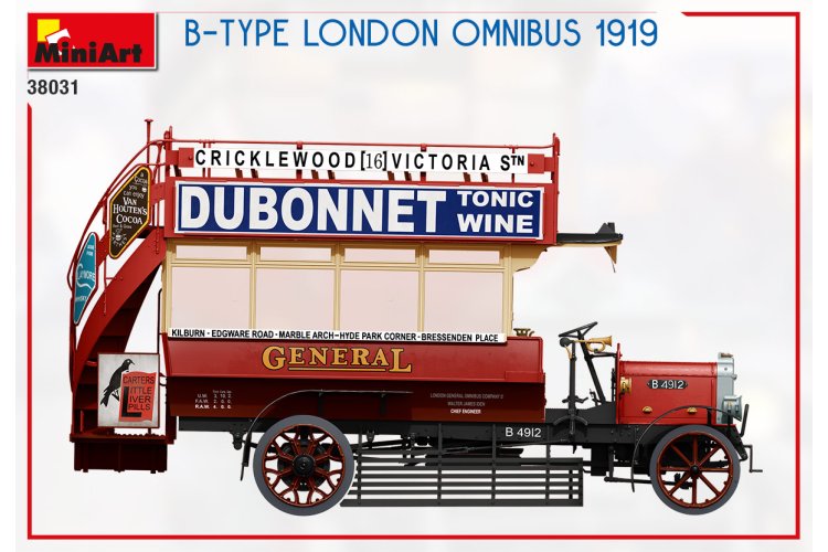 1:35 MiniArt 38031 B-TYPE London Omnibus 1919 - Min38031 3 1 - MIN38031