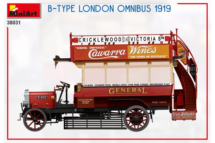 1:35 MiniArt 38031 B-TYPE London Omnibus 1919 - Min38031 8 - MIN38031