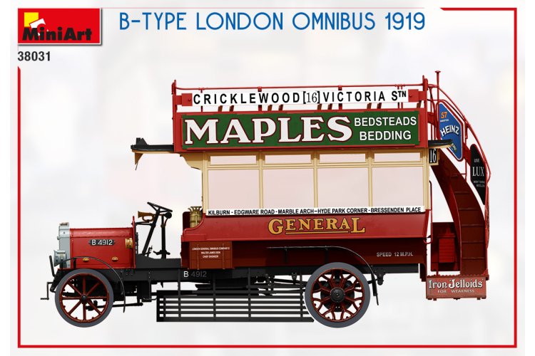 1:35 MiniArt 38031 B-TYPE London Omnibus 1919 - Min38031 9 - MIN38031