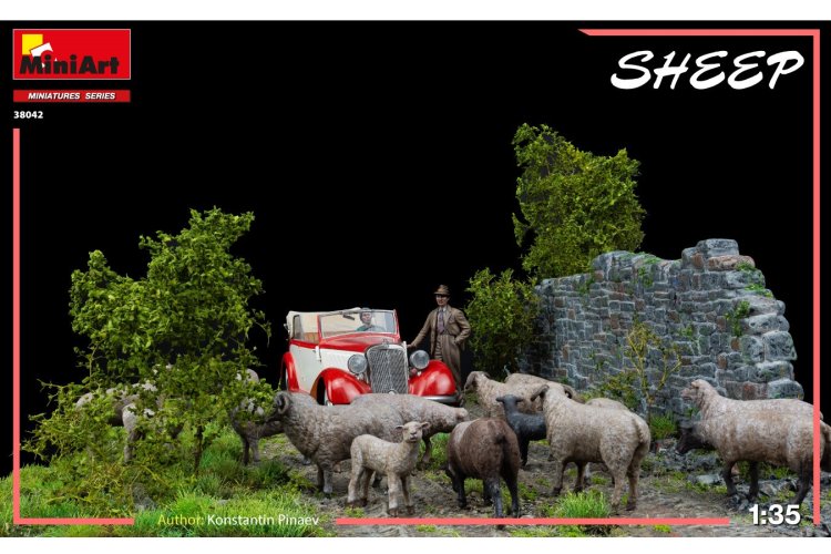 1:35 MiniArt 38042 Sheeps - Min38042 4 - MIN38042