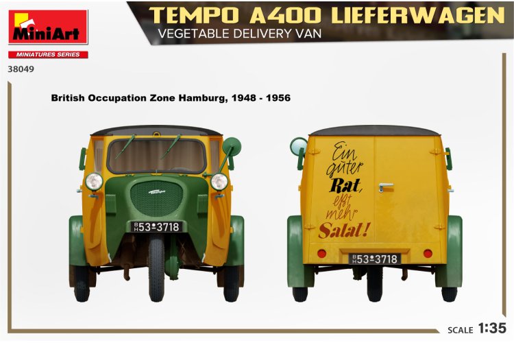 1:35 MiniArt 38049 Temp A400 Lieferwagen - Vegetable Delivery Van - Min38049 4 - MIN38049