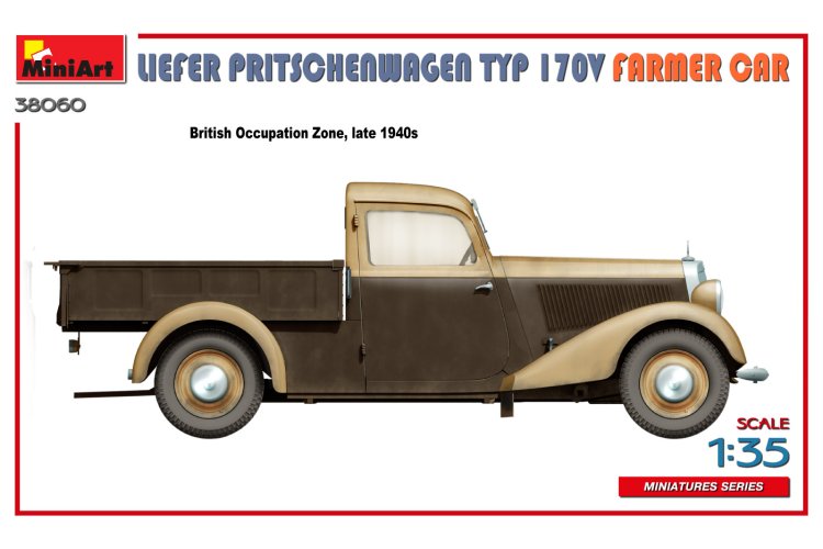 1:35 MiniArt 38060 Liefer Pritschenwagen TYP 170V Farmer Car - Min38060 5 - MIN38060
