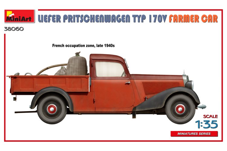 1:35 MiniArt 38060 Liefer Pritschenwagen TYP 170V Farmer Car - Min38060 6 - MIN38060