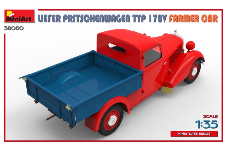 1:35 MiniArt 38060 Liefer Pritschenwagen TYP 170V Farmer Car - Min38060 8 - MIN38060
