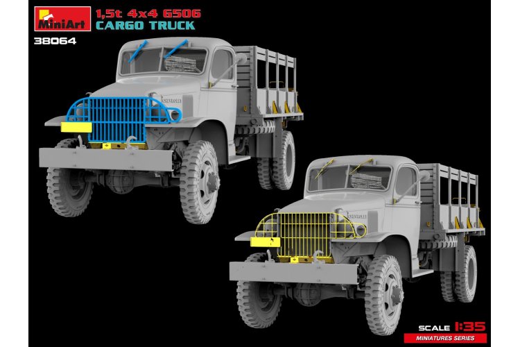1:35 MiniArt 38064 1,5t 4X4 G506 Cargo Truck - Min38064 10 - MIN38064