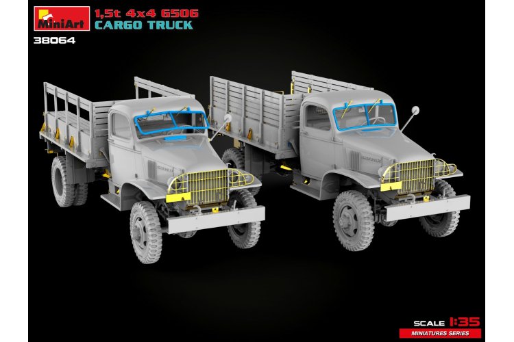 1:35 MiniArt 38064 1,5t 4X4 G506 Cargo Truck - Min38064 8 - MIN38064