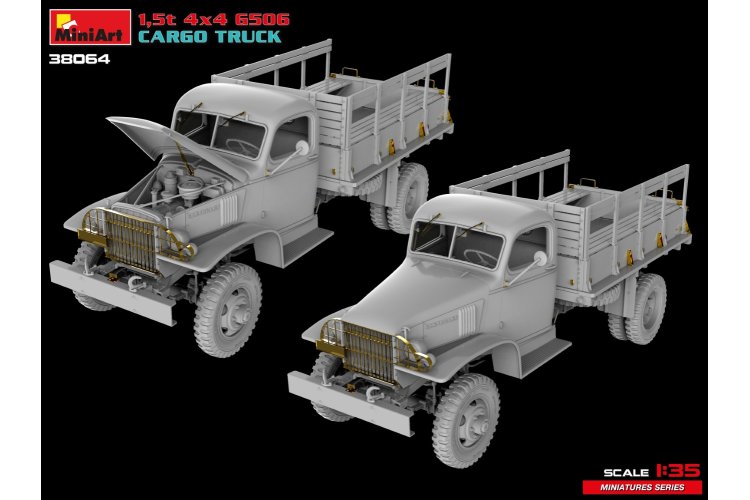 1:35 MiniArt 38064 1,5t 4X4 G506 Cargo Truck - Min38064 9 - MIN38064