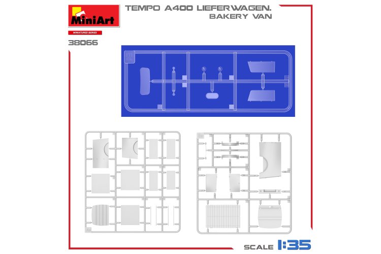 1:35 MiniArt 38066 Tempo A400 Lieferwagen - Bakkerswagen - Min38066 10 - MIN38066