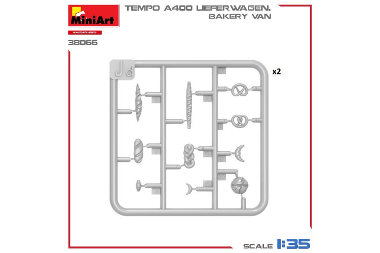 1:35 MiniArt 38066 Tempo A400 Lieferwagen - Bakkerswagen - Min38066 11 - MIN38066