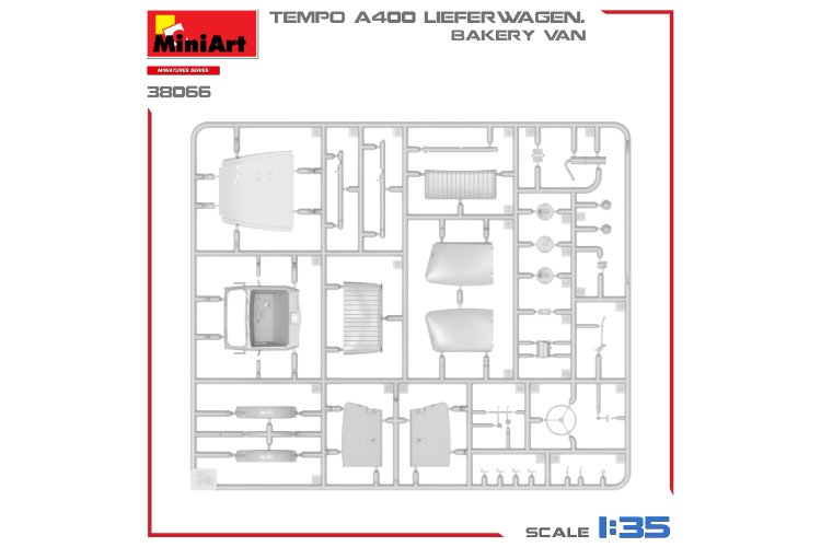 1:35 MiniArt 38066 Tempo A400 Lieferwagen - Bakkerswagen - Min38066 7 - MIN38066