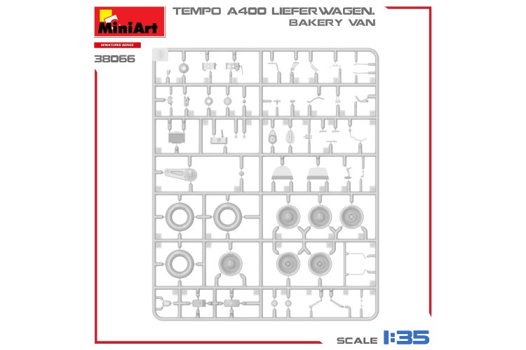 1:35 MiniArt 38066 Tempo A400 Lieferwagen - Bakkerswagen - Min38066 8 - MIN38066
