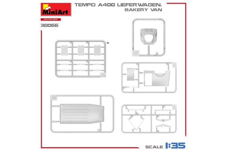 1:35 MiniArt 38066 Tempo A400 Lieferwagen - Bakkerswagen - Min38066 9 - MIN38066