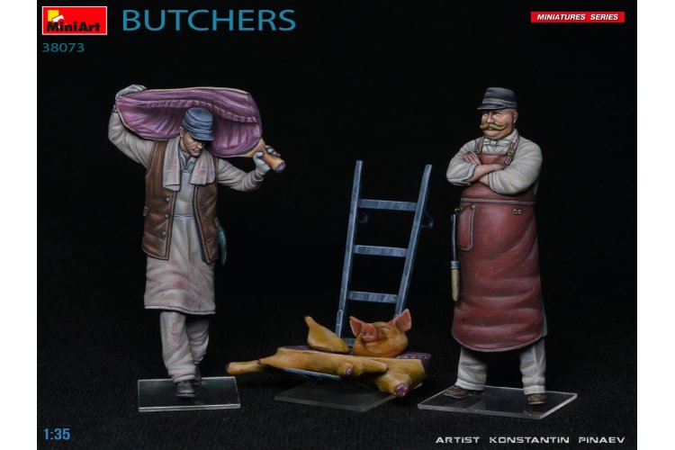 1:35 MiniArt 38073 Slagers - 2 Figuren - Min38073 photos 1 - MIN38073