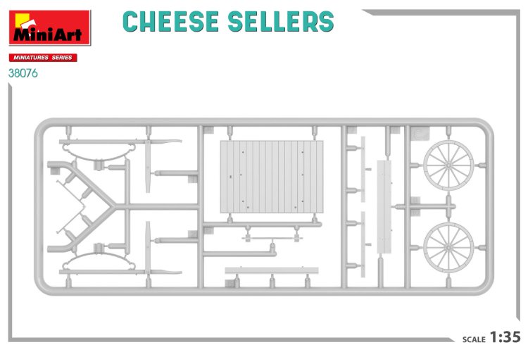 1:35 MiniArt 38076 Vrouwelijke Figuren - Diorama - Kaas Verkopers - Min38076 3 - MIN38076