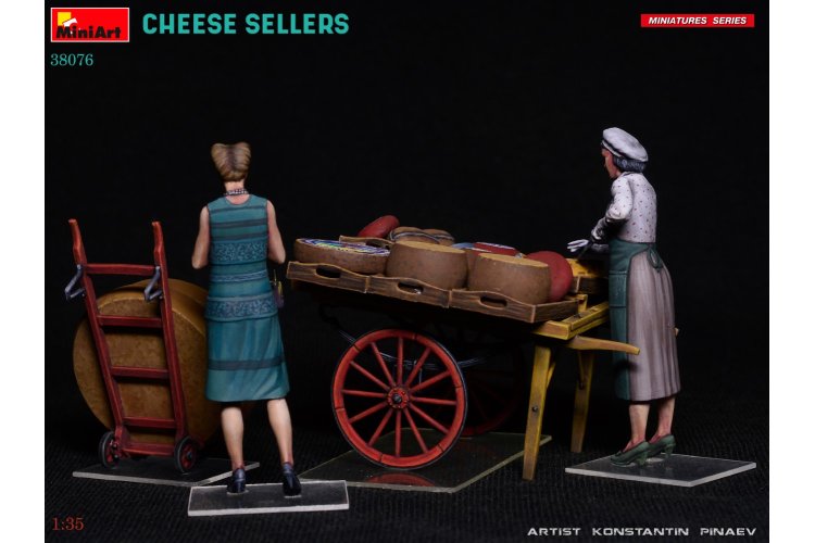 1:35 MiniArt 38076 Vrouwelijke Figuren - Diorama - Kaas Verkopers - Min38076 92 - MIN38076