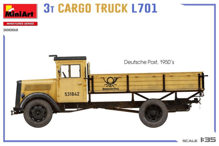 1:35 MiniArt 38082 German Opel Blitz - 3 Ton Cargo Truck L701 - Min38082 7 - MIN38082